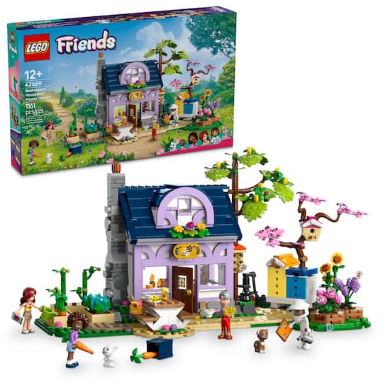 LEGO® Friends Beekeepers’ House and Flower Garden Building Kit 42669